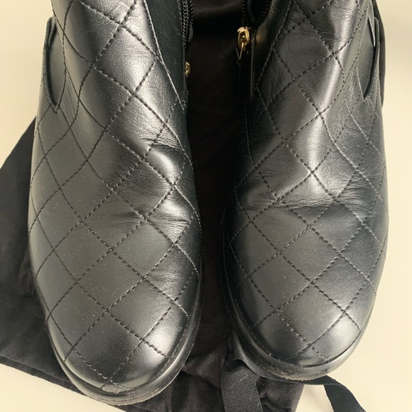 Chanel interlocking CC moto boots size 36.5 - Picture 7 of 8